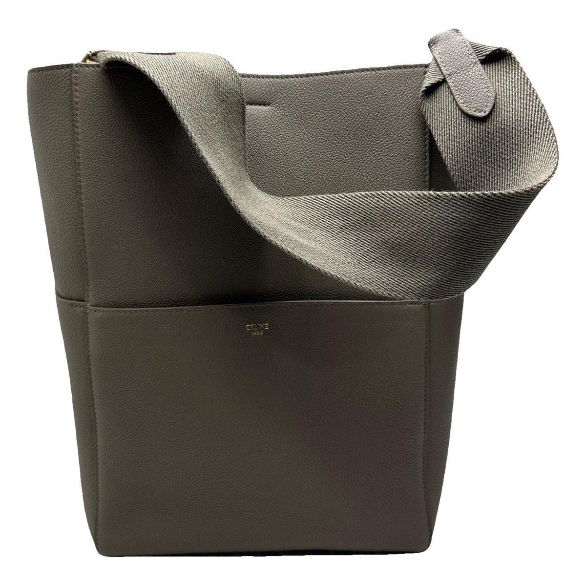 Seau Sangle leather tote