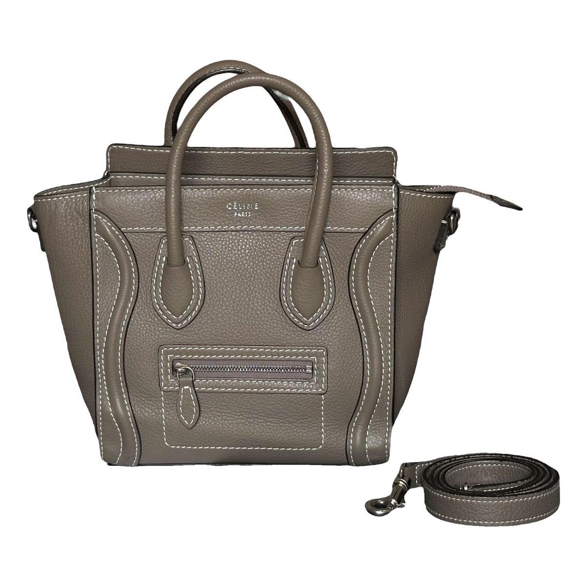 Nano Luggage leather handbag