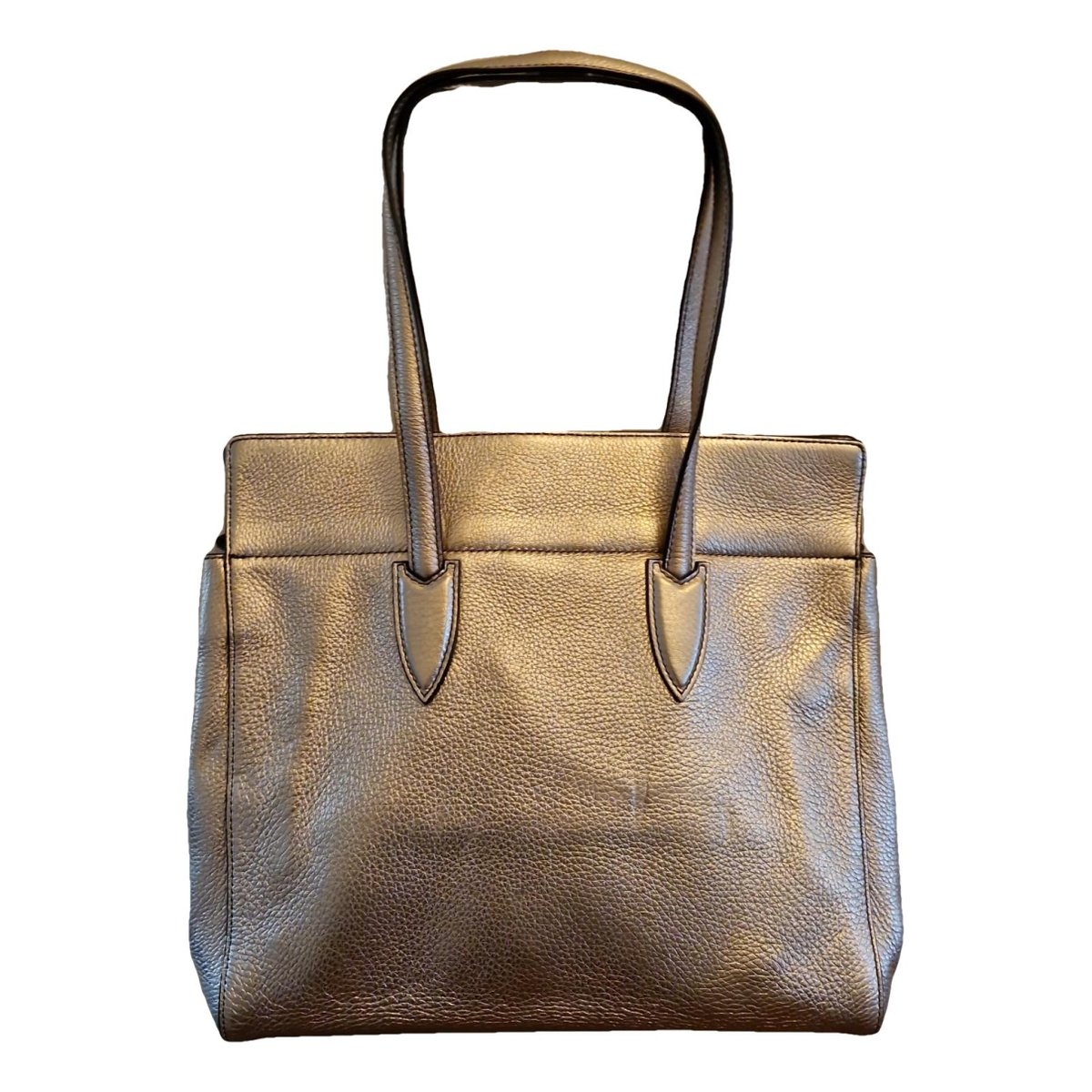 Leather tote