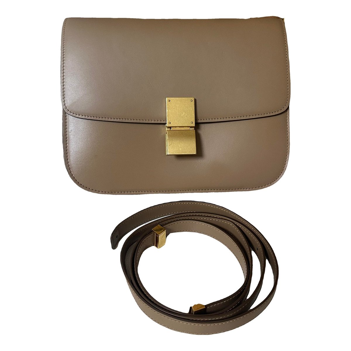 Classic leather handbag
