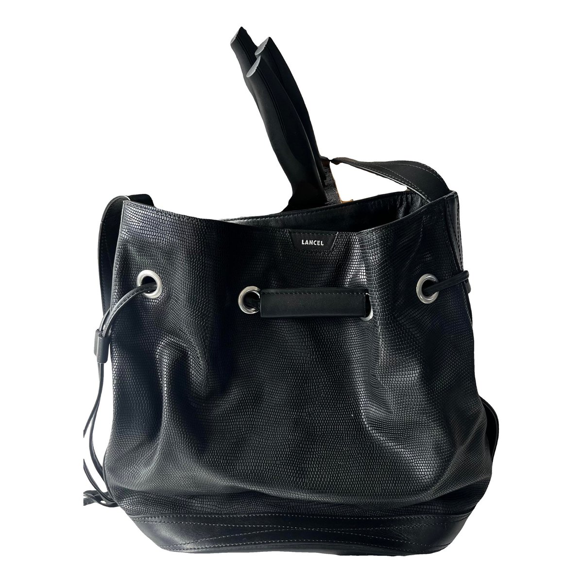 Huit leather handbag