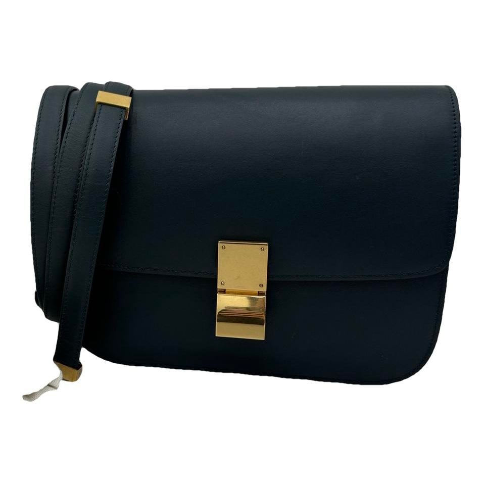 Classic leather crossbody bag