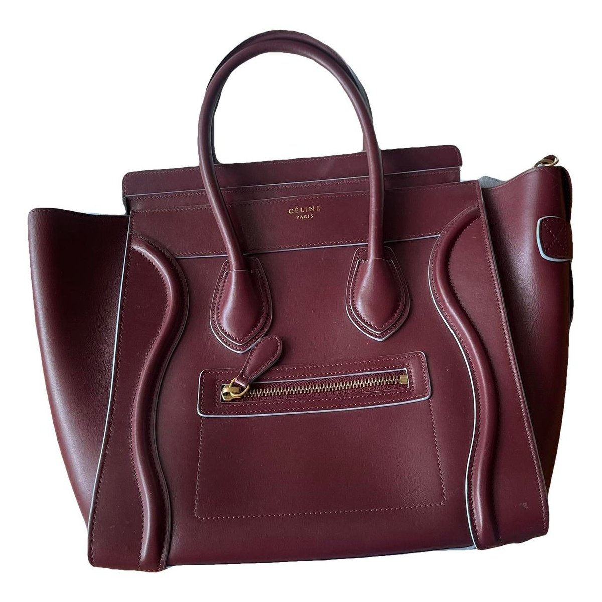 Luggage leather handbag