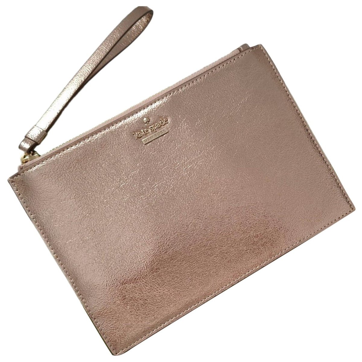 Vegan leather clutch bag