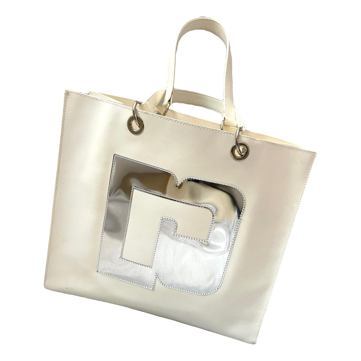 Vegan leather tote