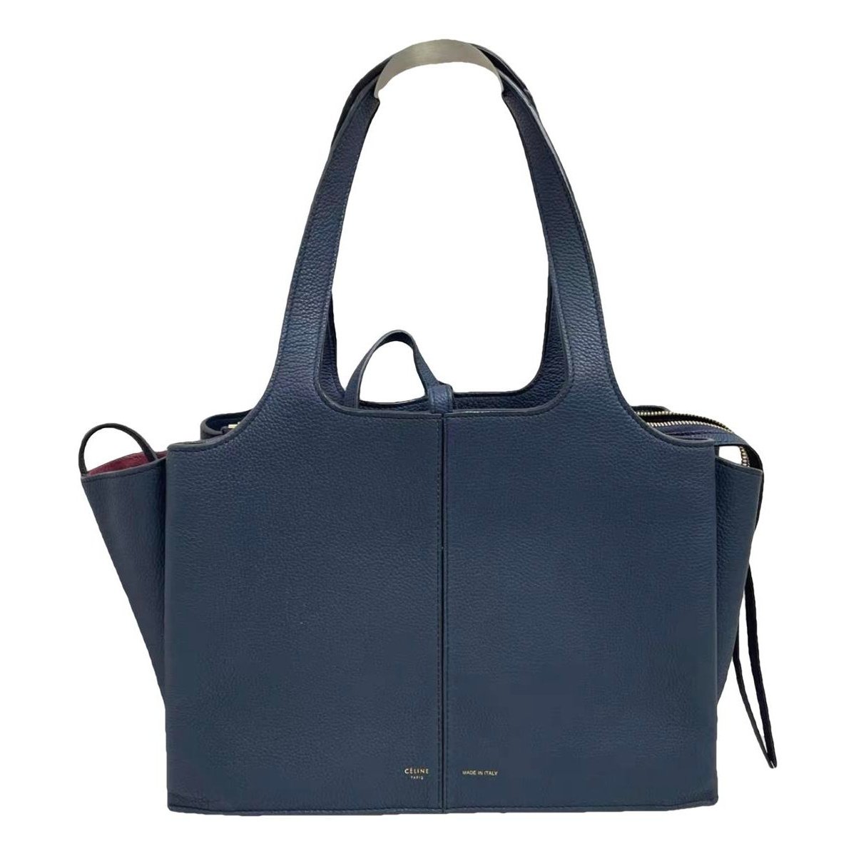 Tri-Fold leather tote