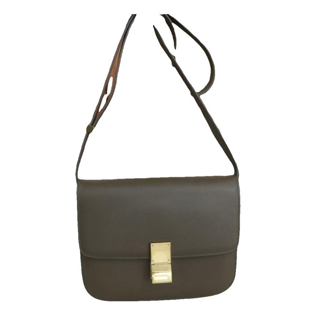 Classic leather crossbody bag