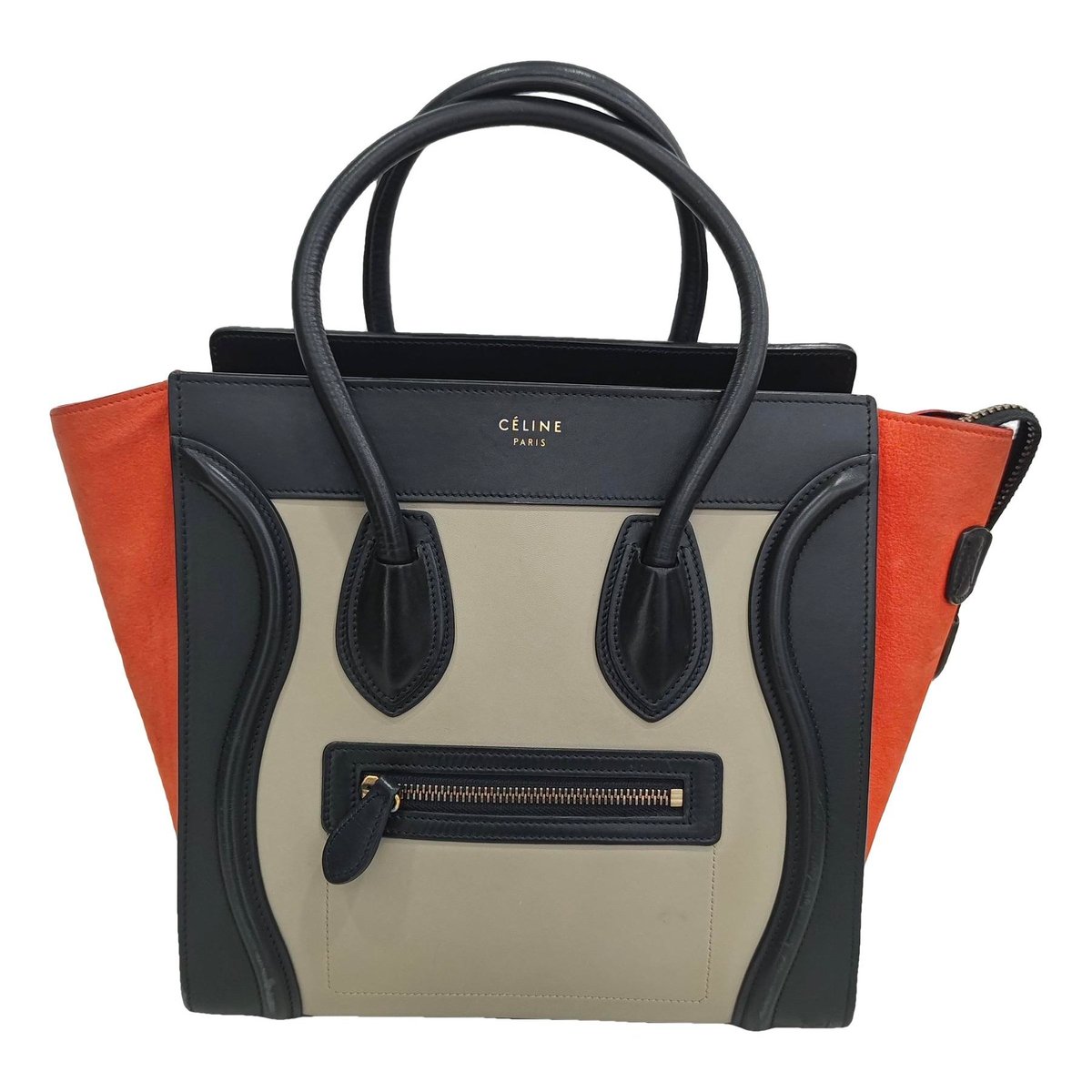 Luggage leather handbag
