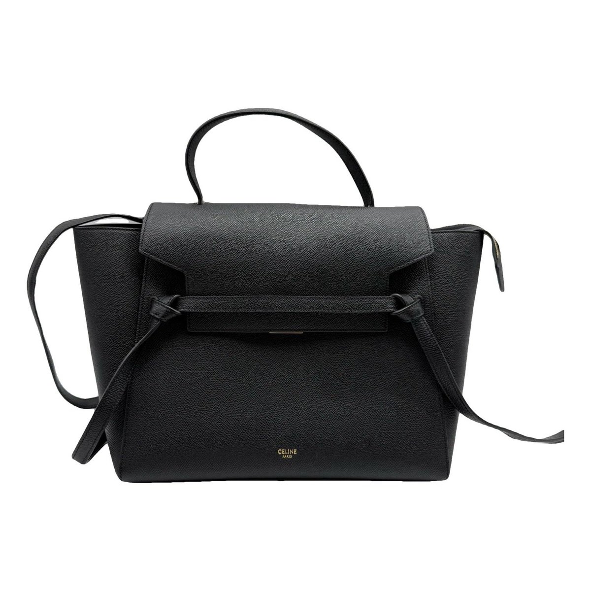 Belt leather handbag