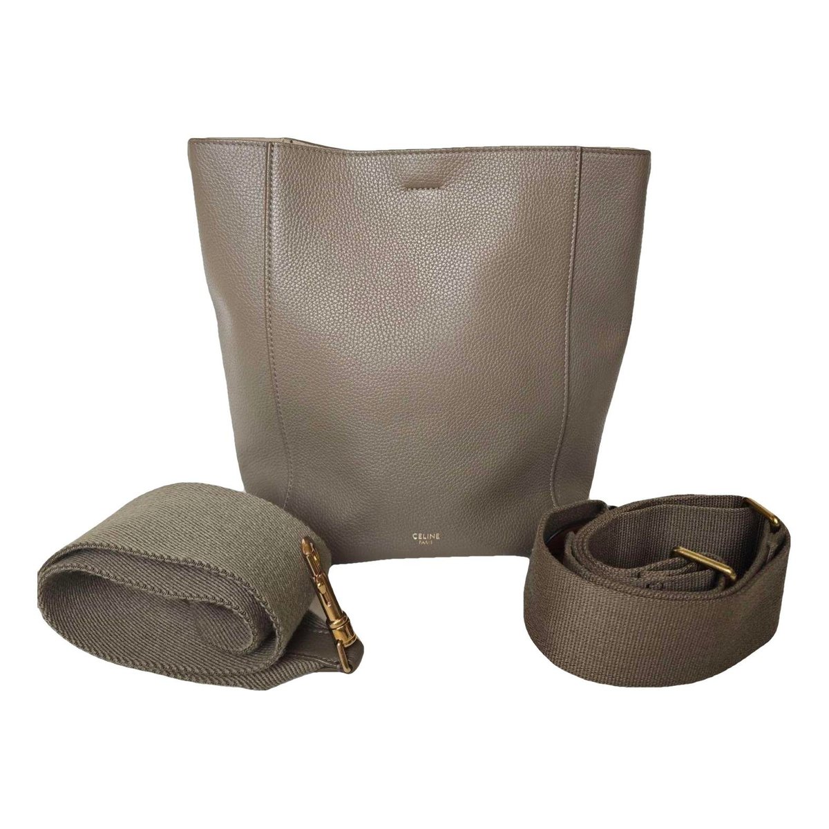 Seau Sangle leather handbag