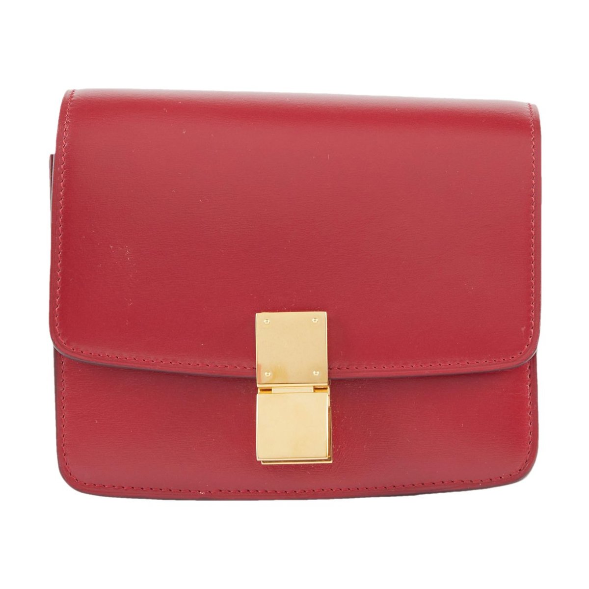 Classic leather crossbody bag