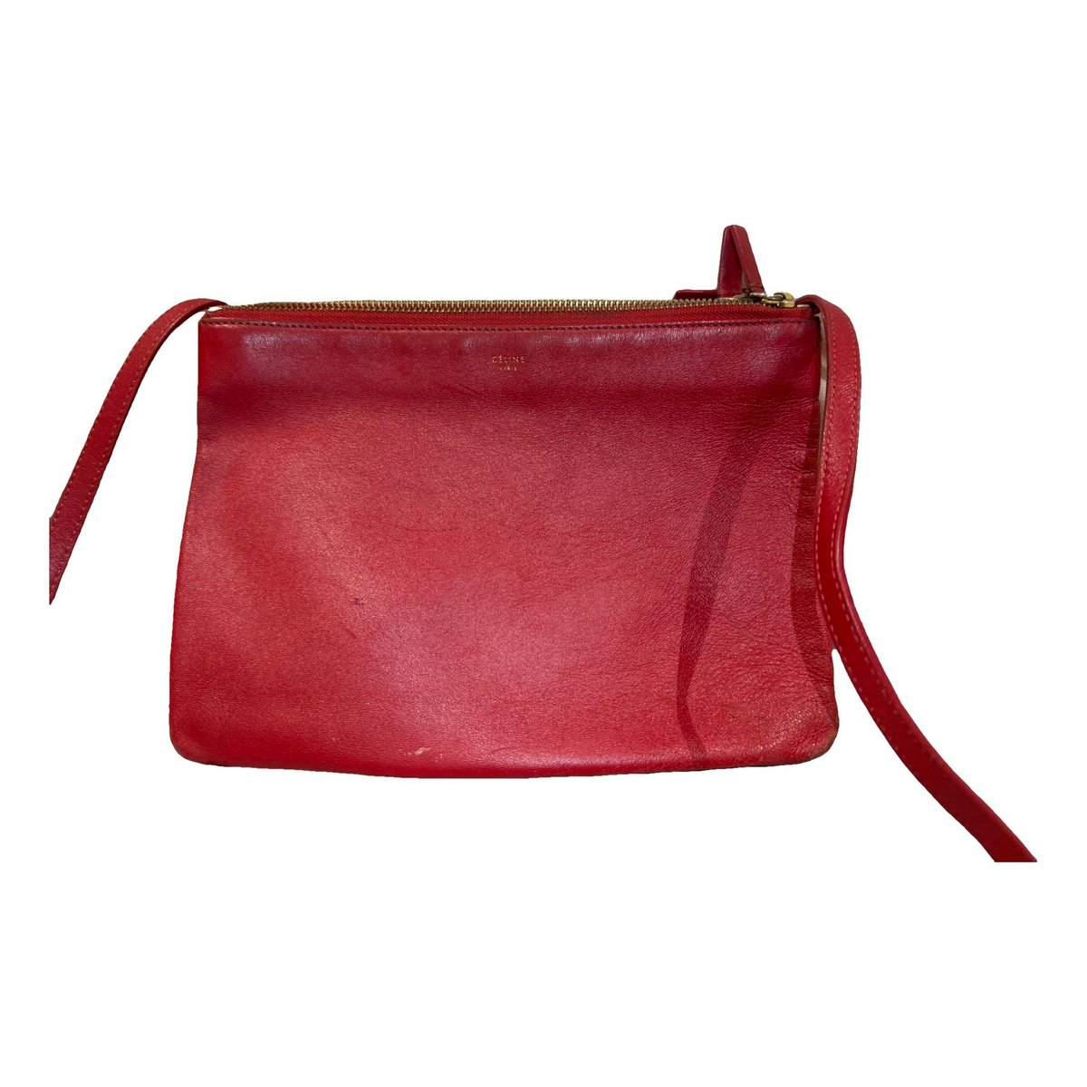 Trio leather crossbody bag