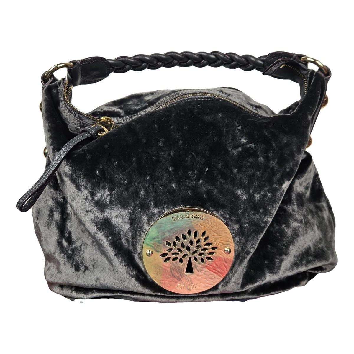Daria velvet handbag