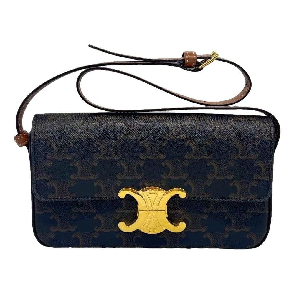 Triomphe leather handbag