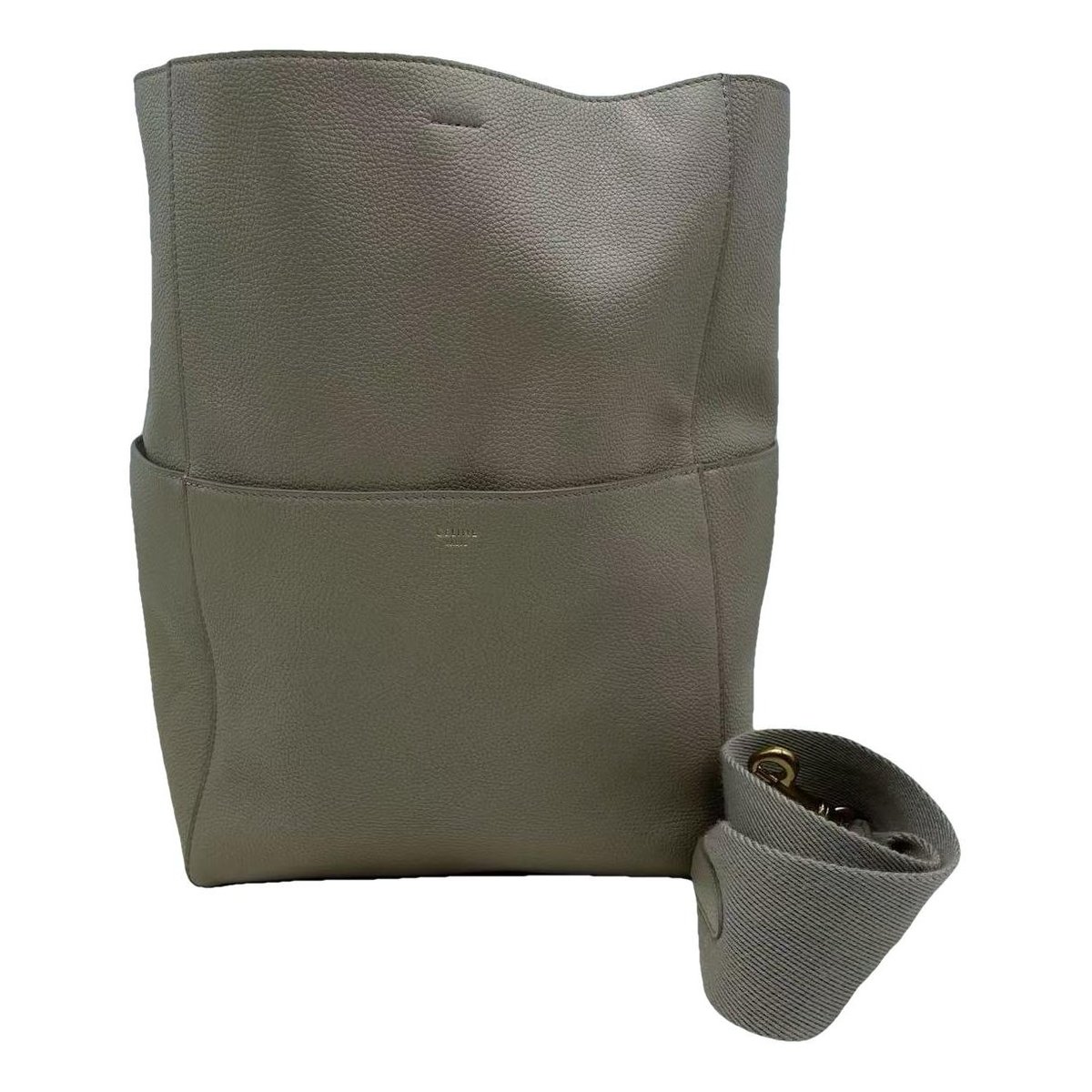 Seau Sangle leather handbag