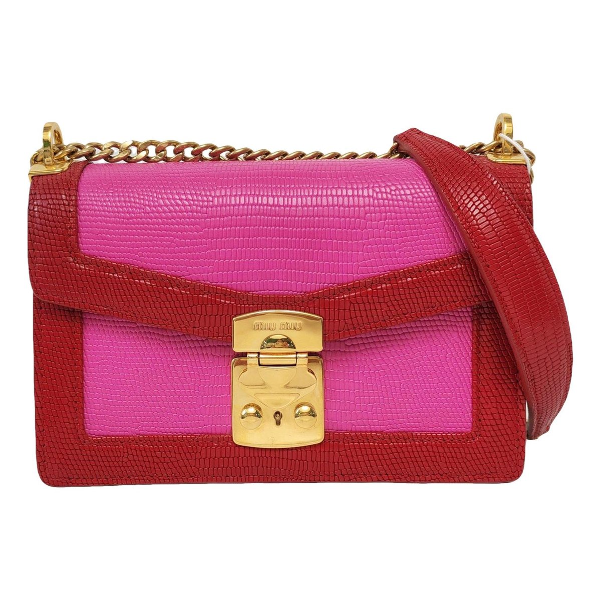 Miu Confidential leather crossbody bag