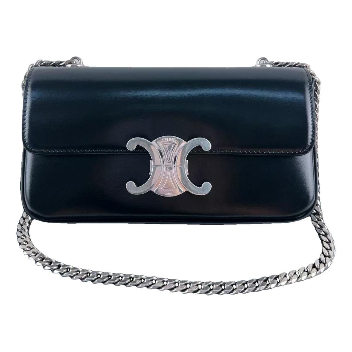 Triomphe leather handbag