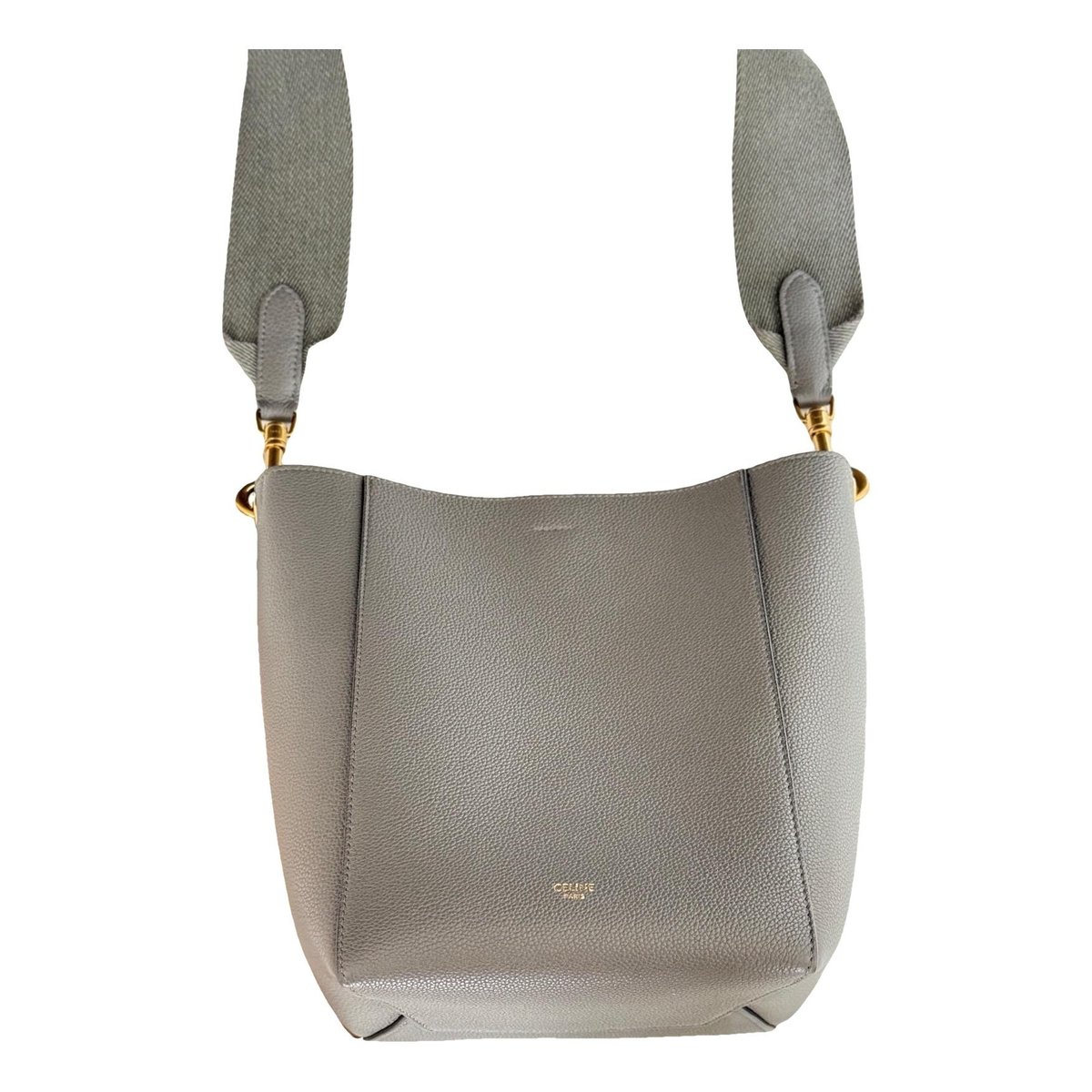 Seau Sangle leather handbag