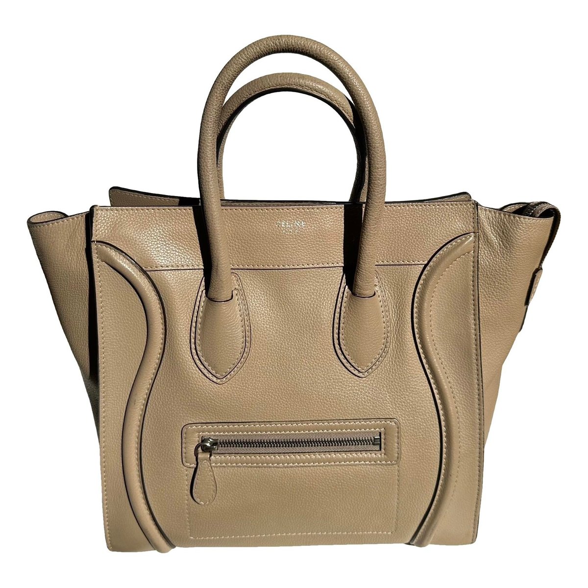 Luggage leather handbag