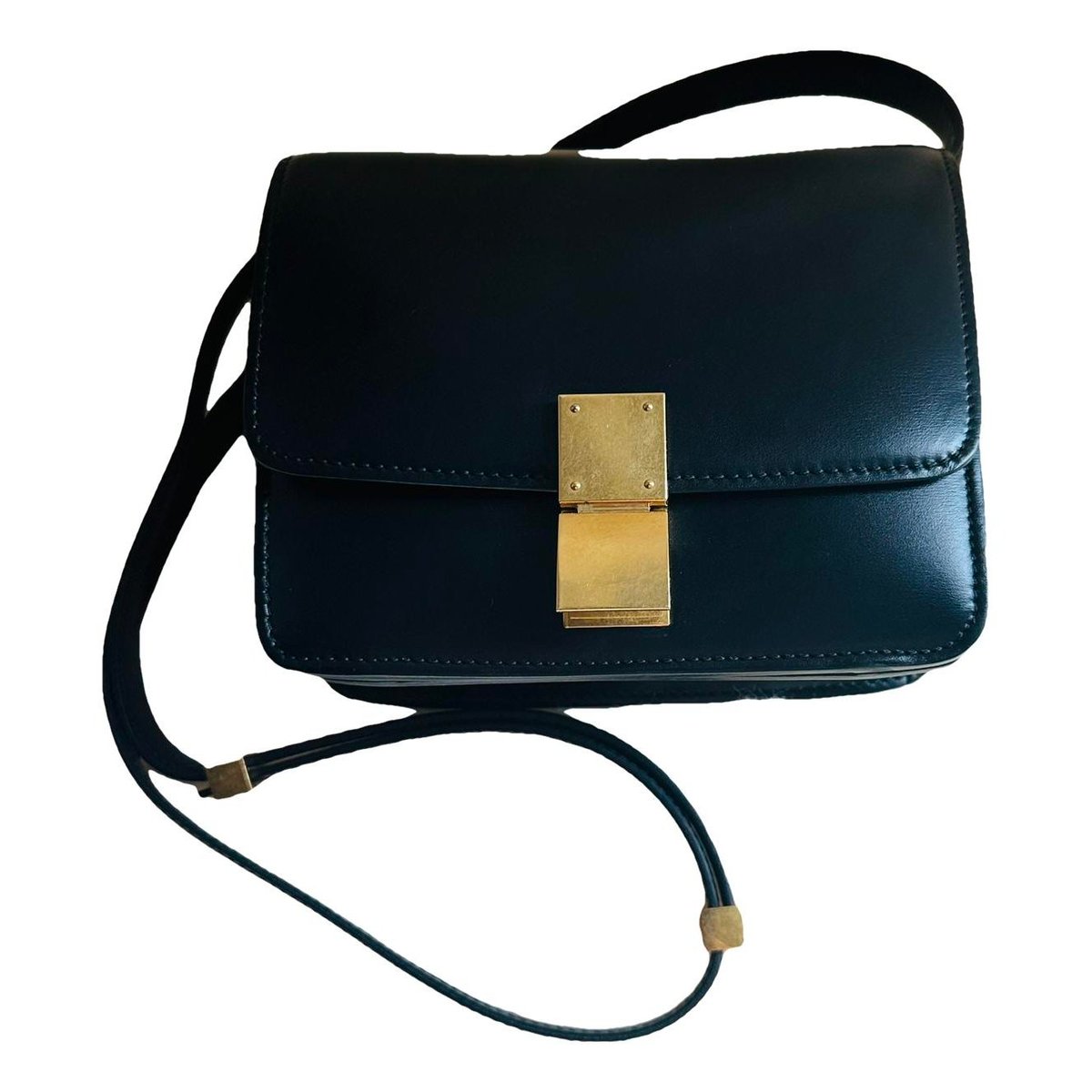 Classic leather crossbody bag