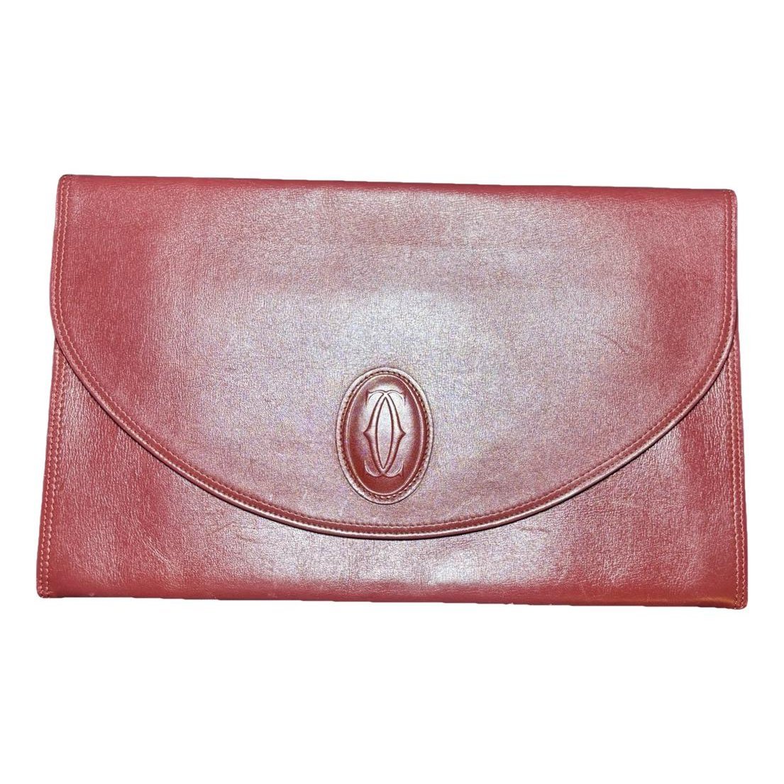 C patent leather clutch bag