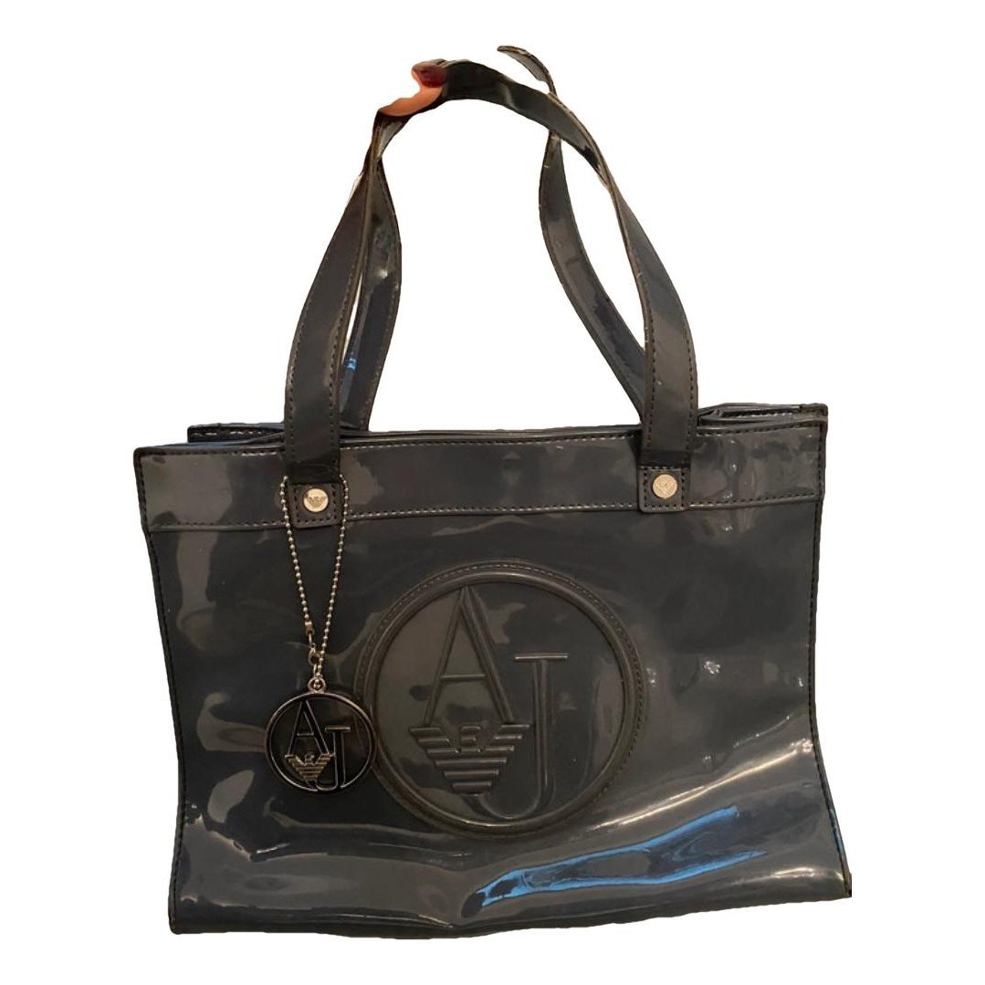 Patent leather handbag