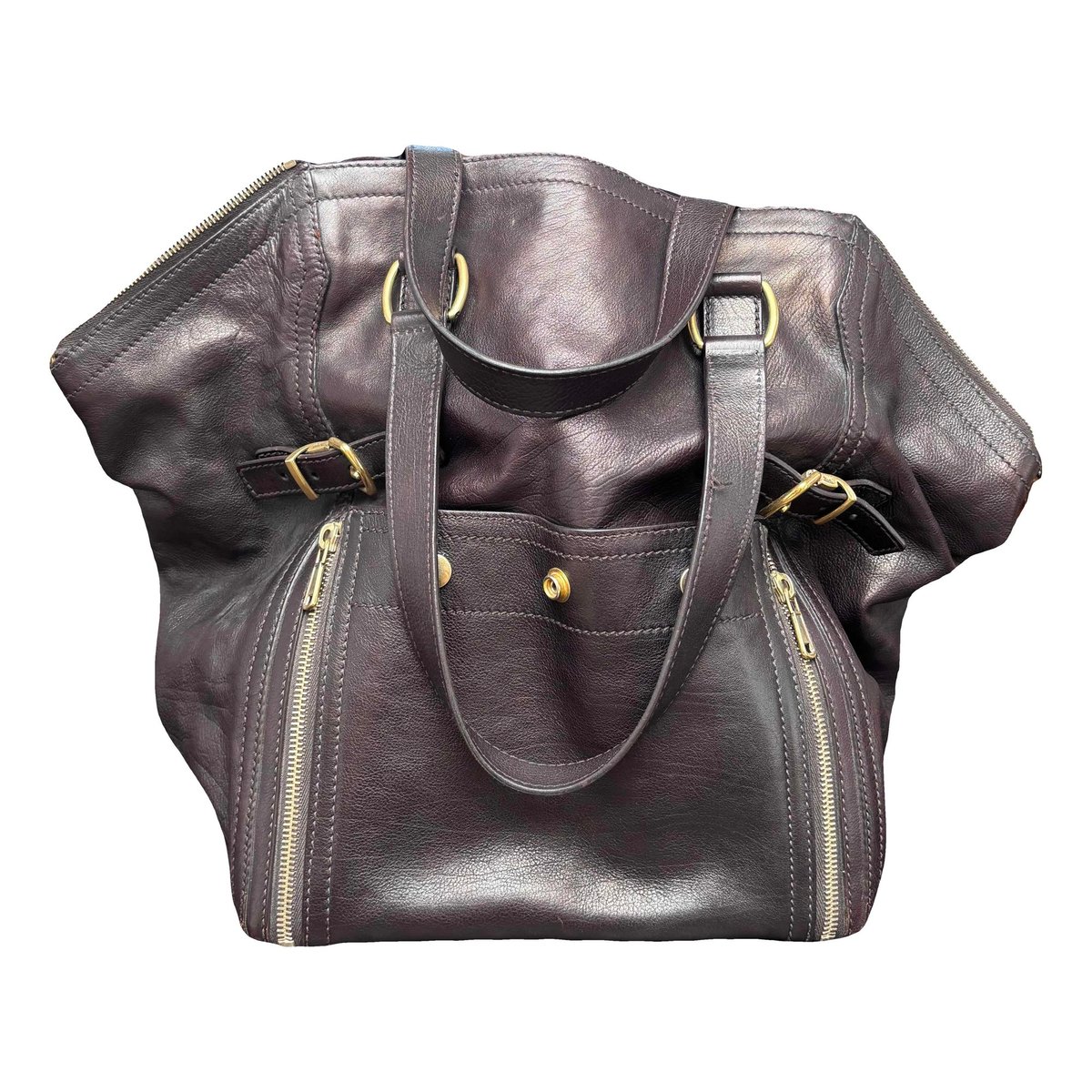 Downtown leather handbag