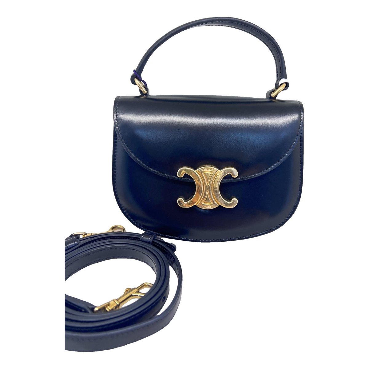 Clea leather handbag