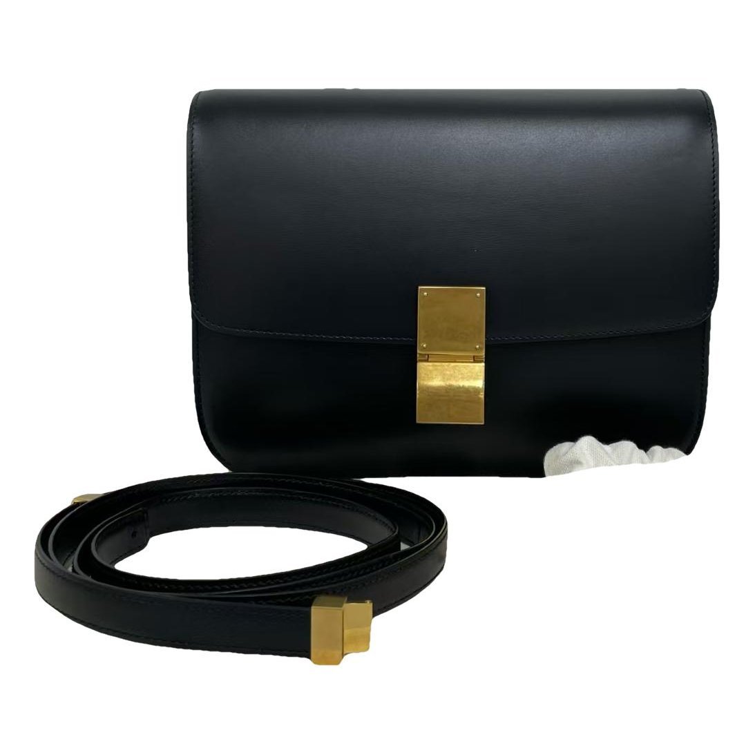 Classic leather handbag