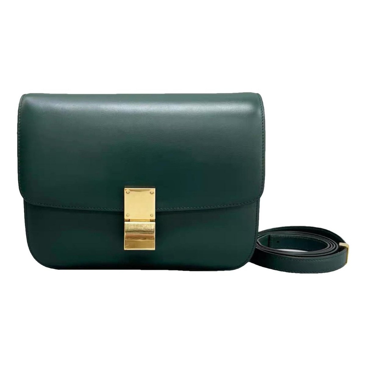 Classic leather crossbody bag