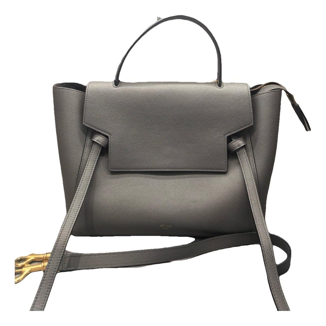 Belt leather handbag