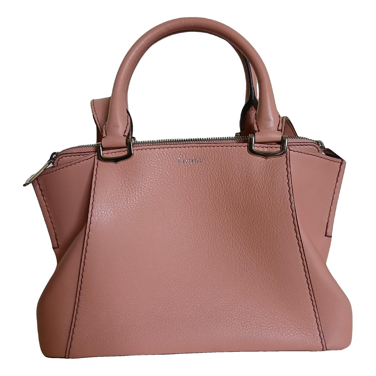 C leather crossbody bag