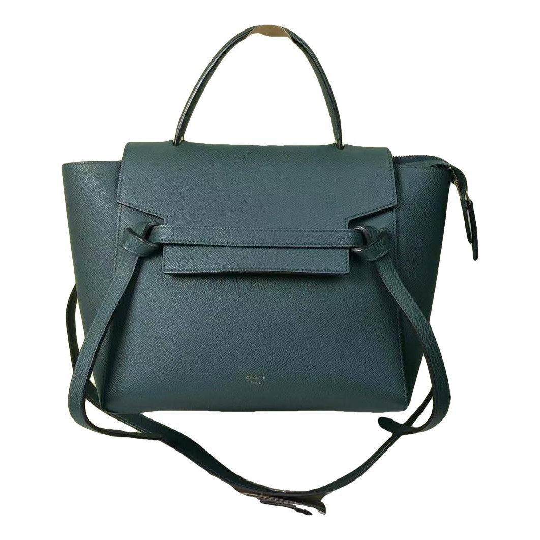 Belt leather handbag