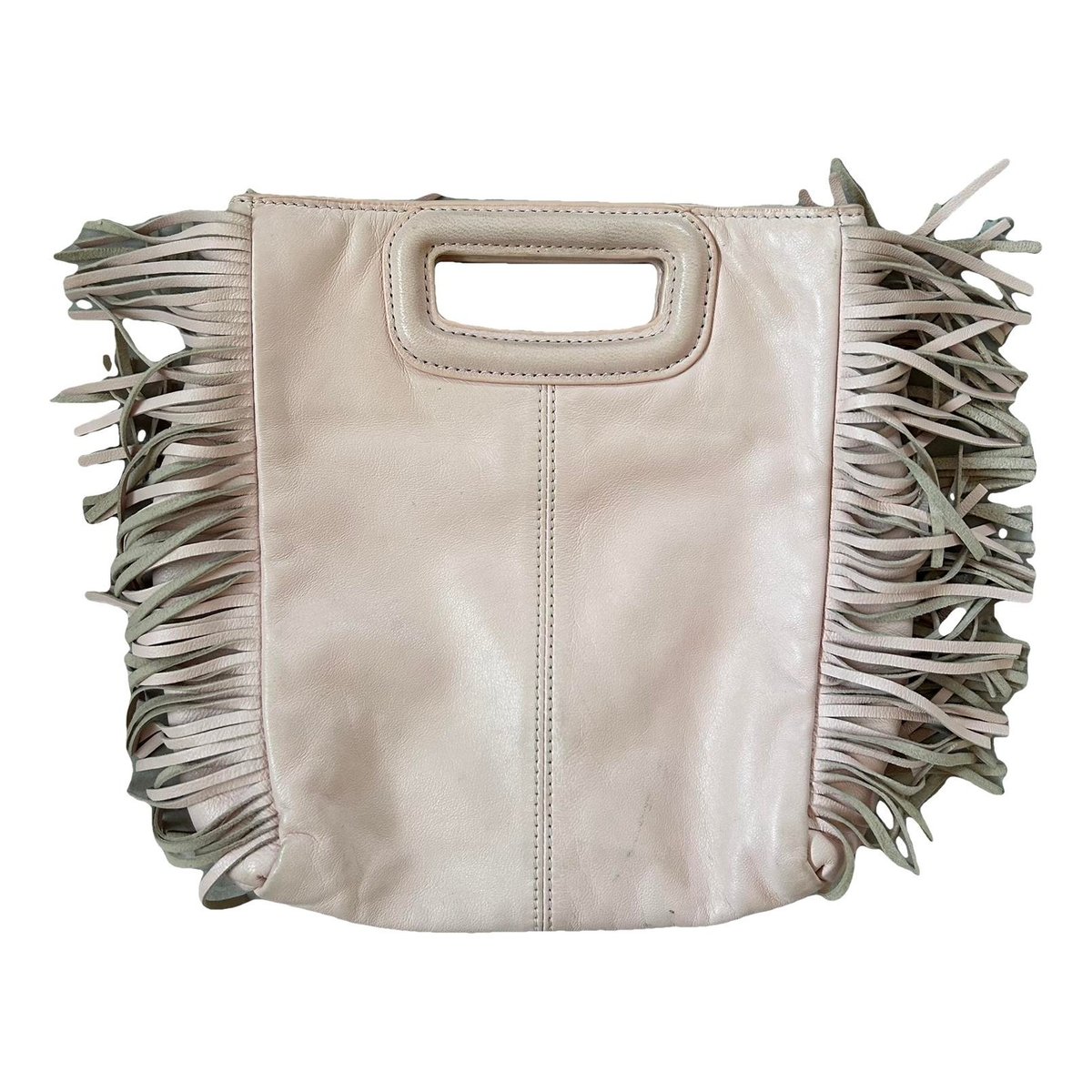 Leather clutch bag