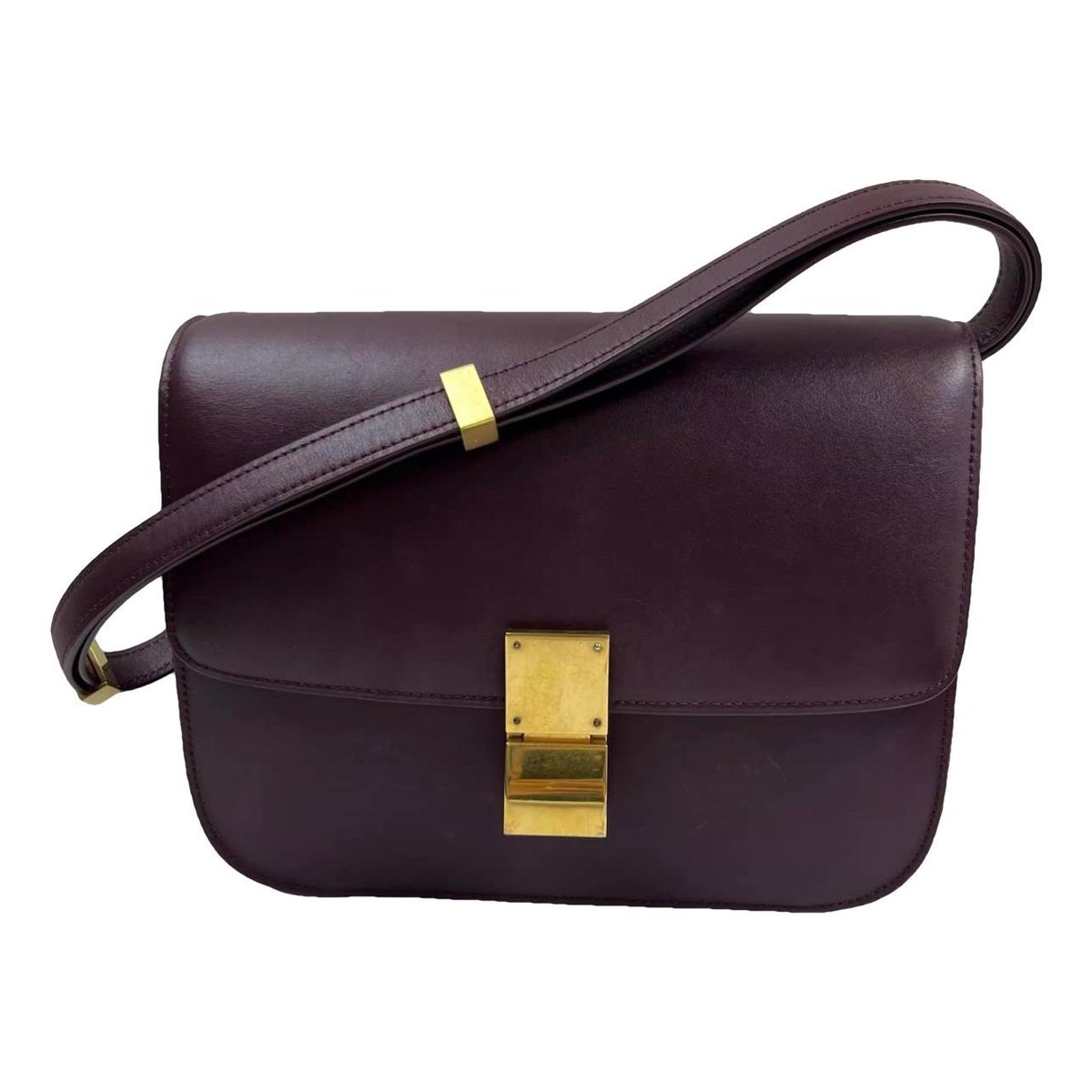 Classic leather crossbody bag