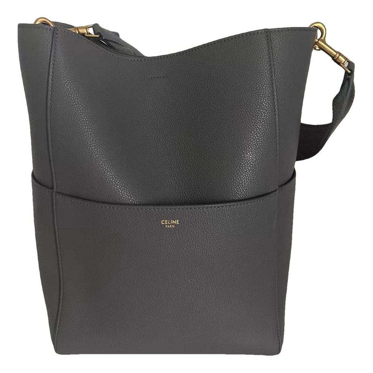 Seau Sangle leather tote