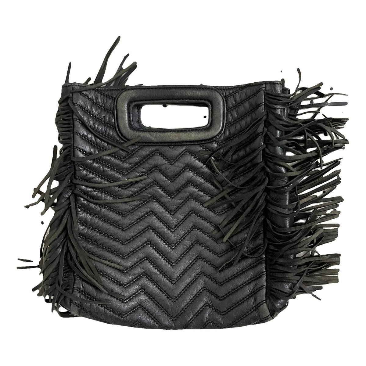 Sac M leather handbag