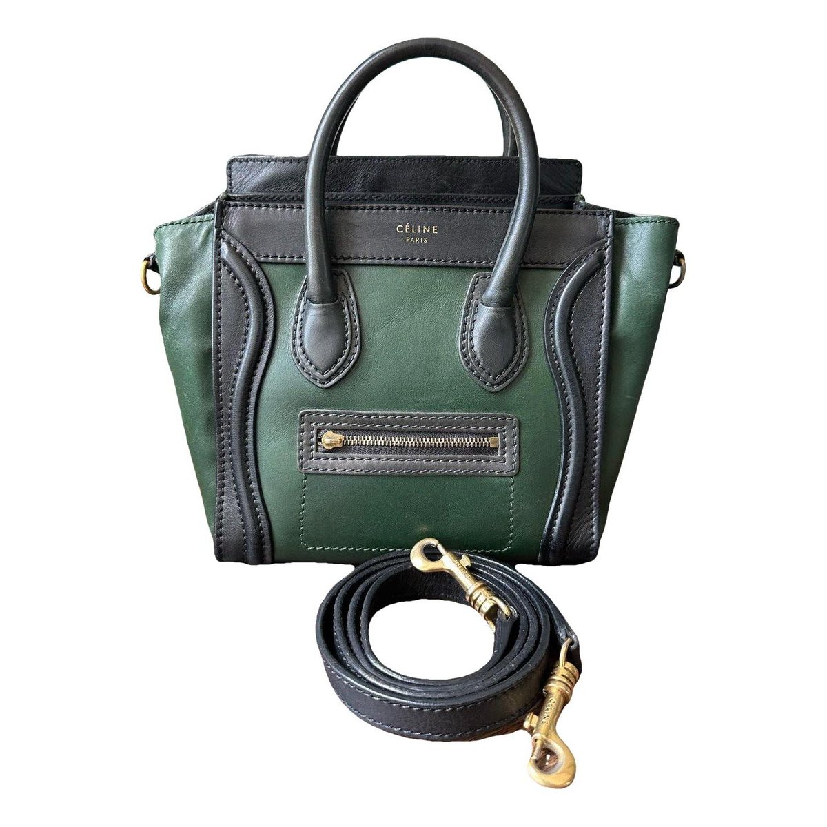 Nano Luggage leather handbag