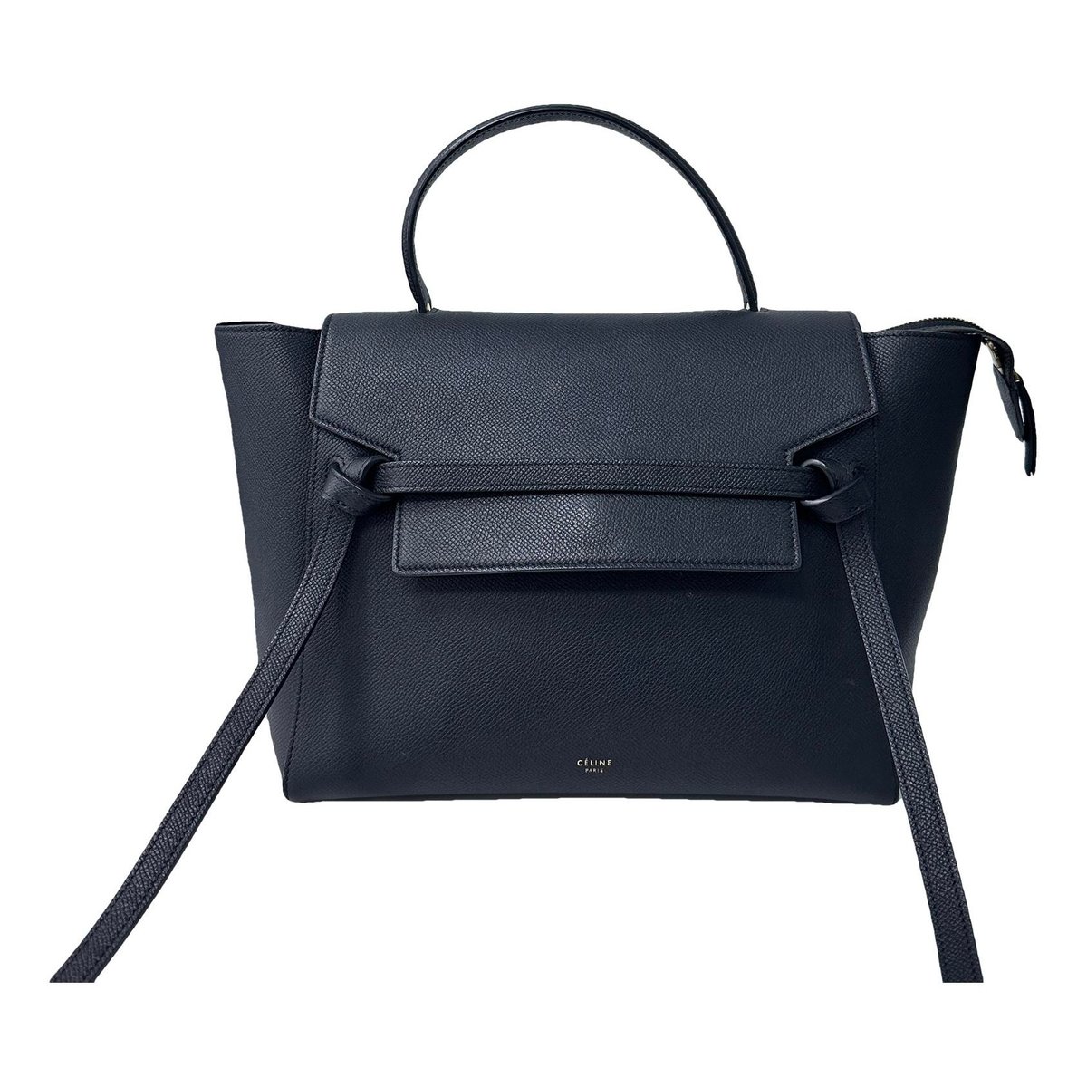 Belt leather handbag