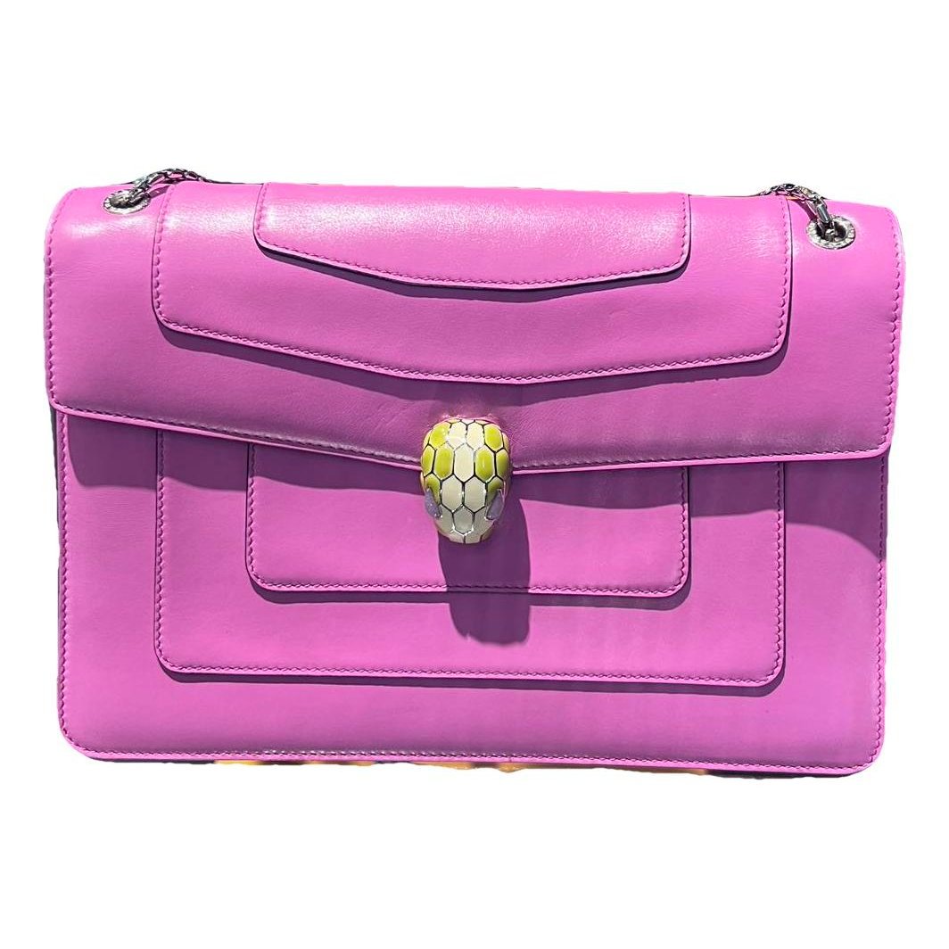 Serpenti leather handbag