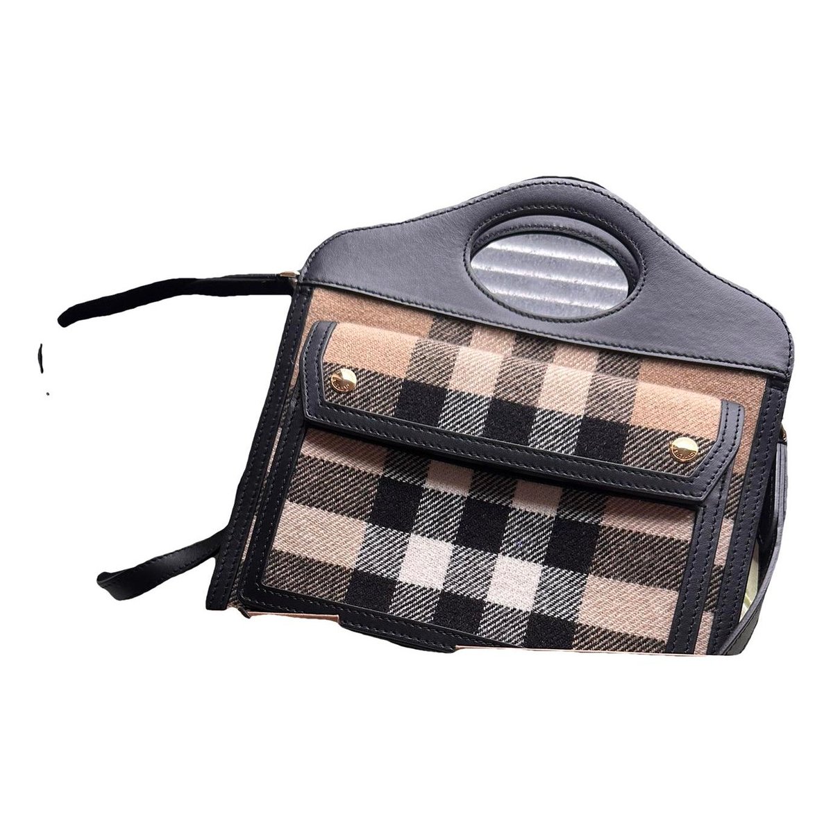 Pocket Small leather handbag