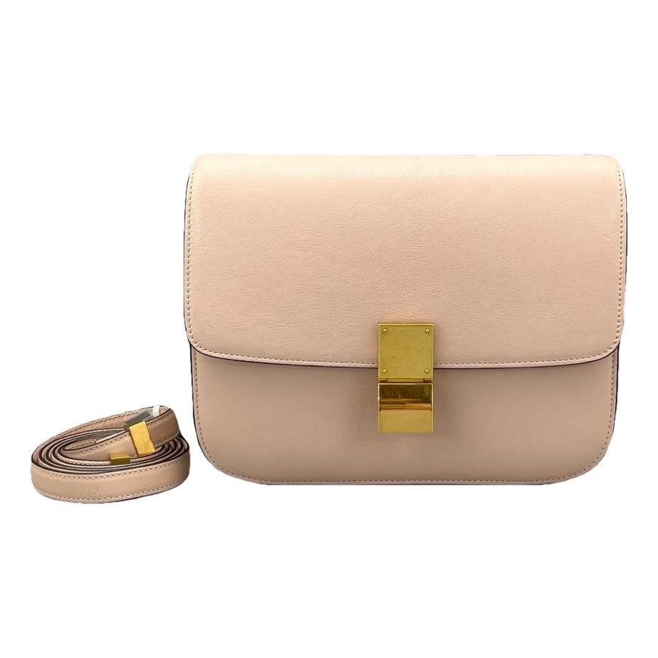 Classic leather crossbody bag