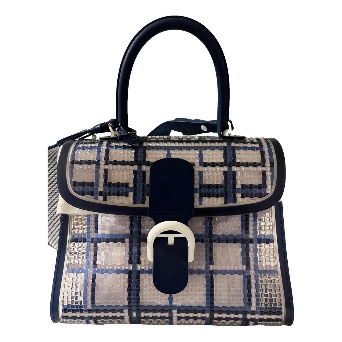 Brillant vinyl handbag