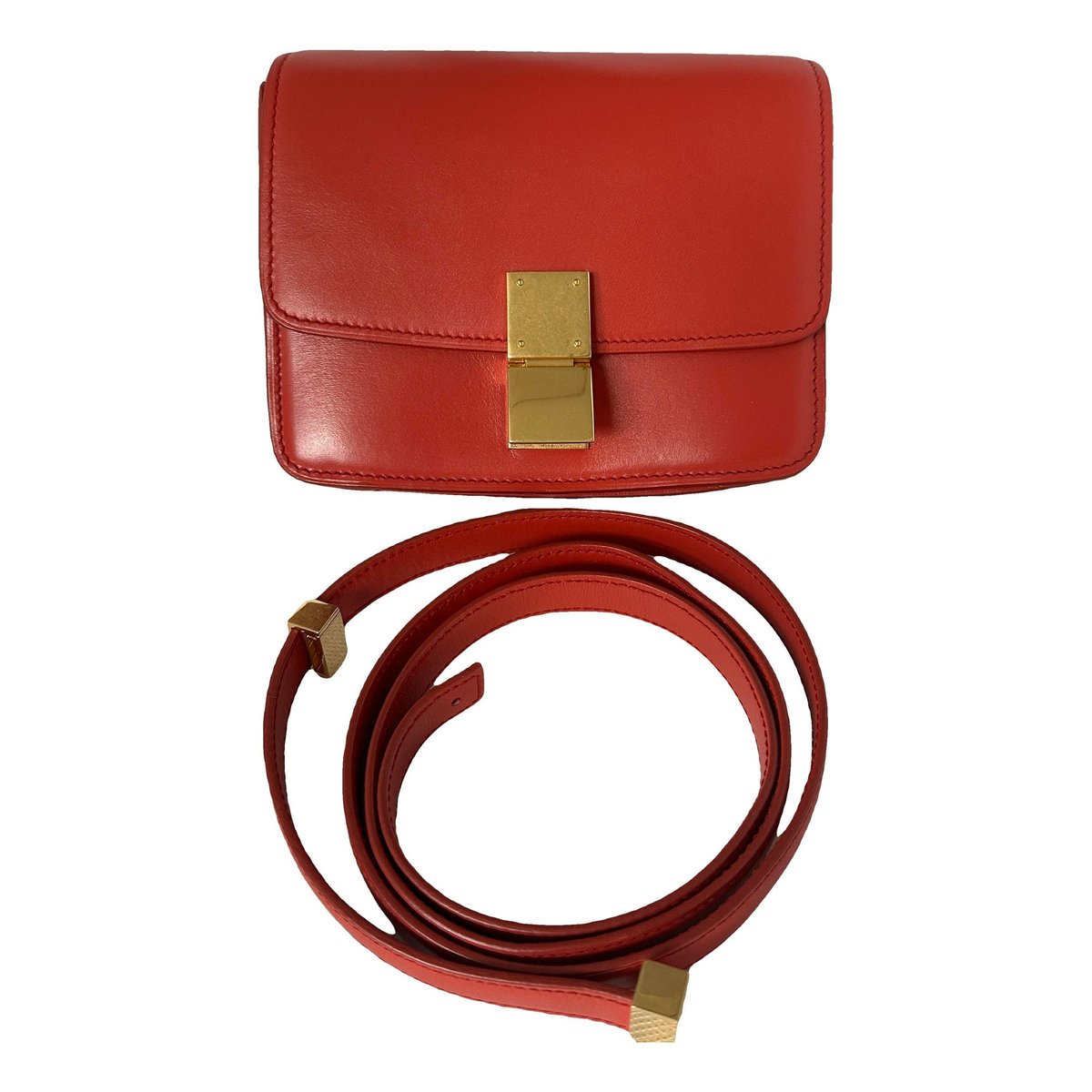 Classic leather crossbody bag