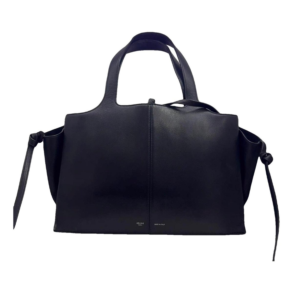 Tri-Fold leather tote