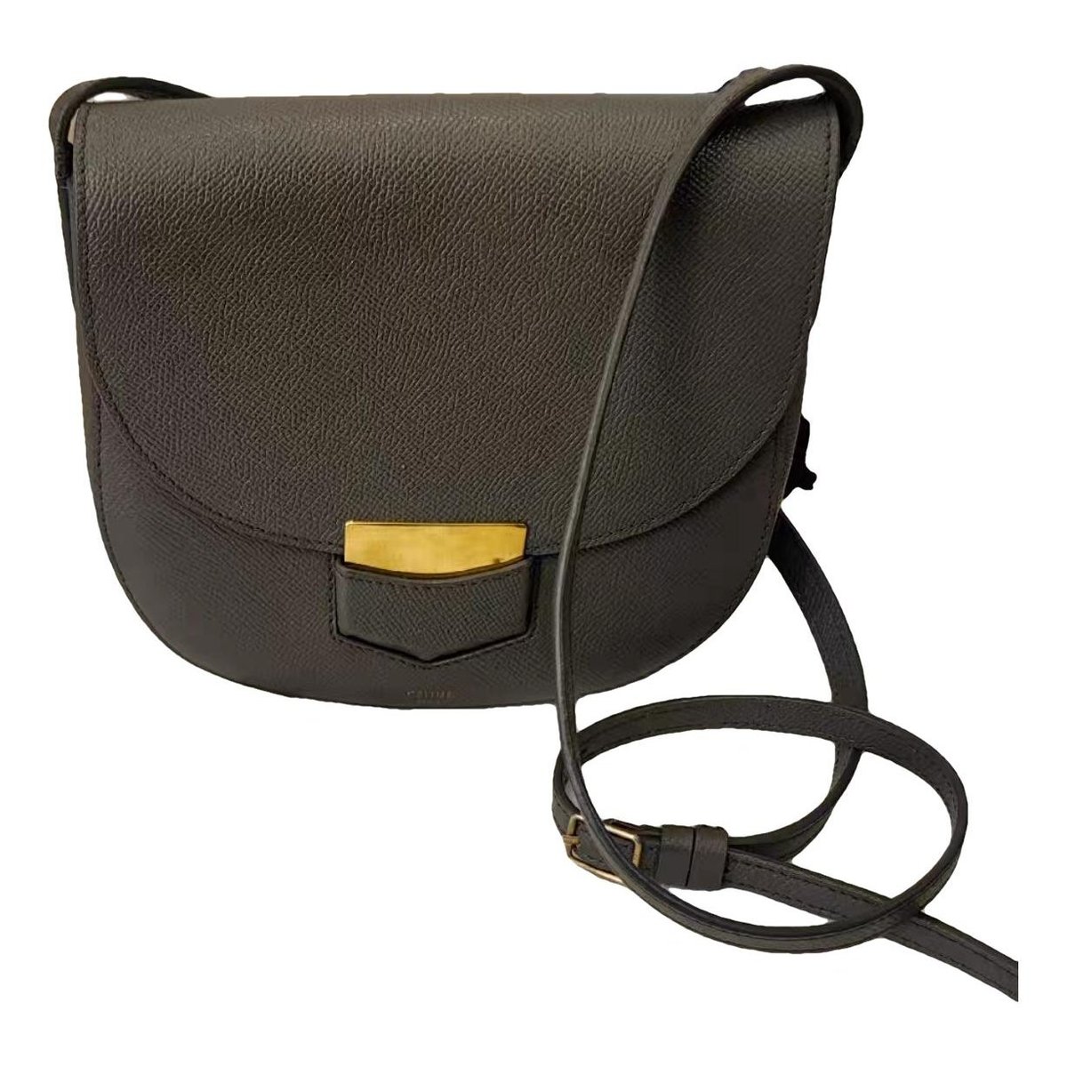 Trotteur leather crossbody bag