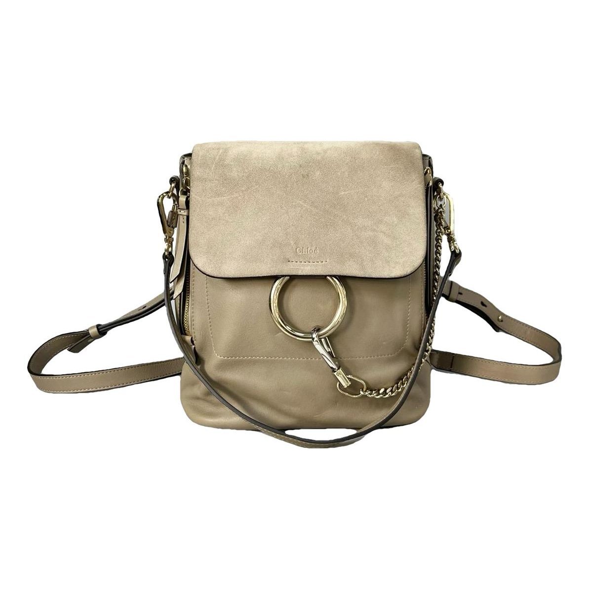 Faye leather backpack