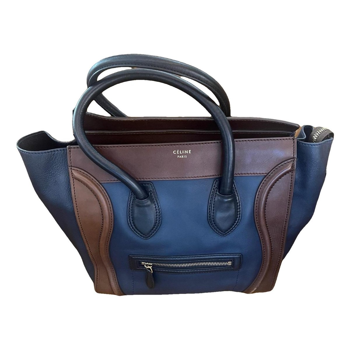 Luggage leather handbag