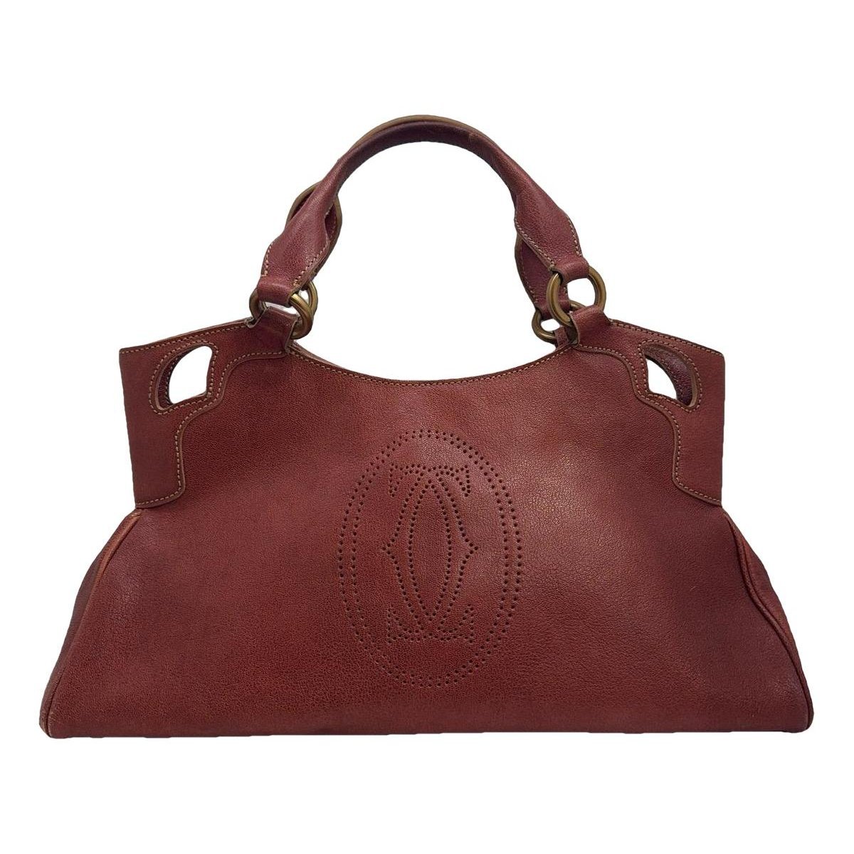 C leather handbag
