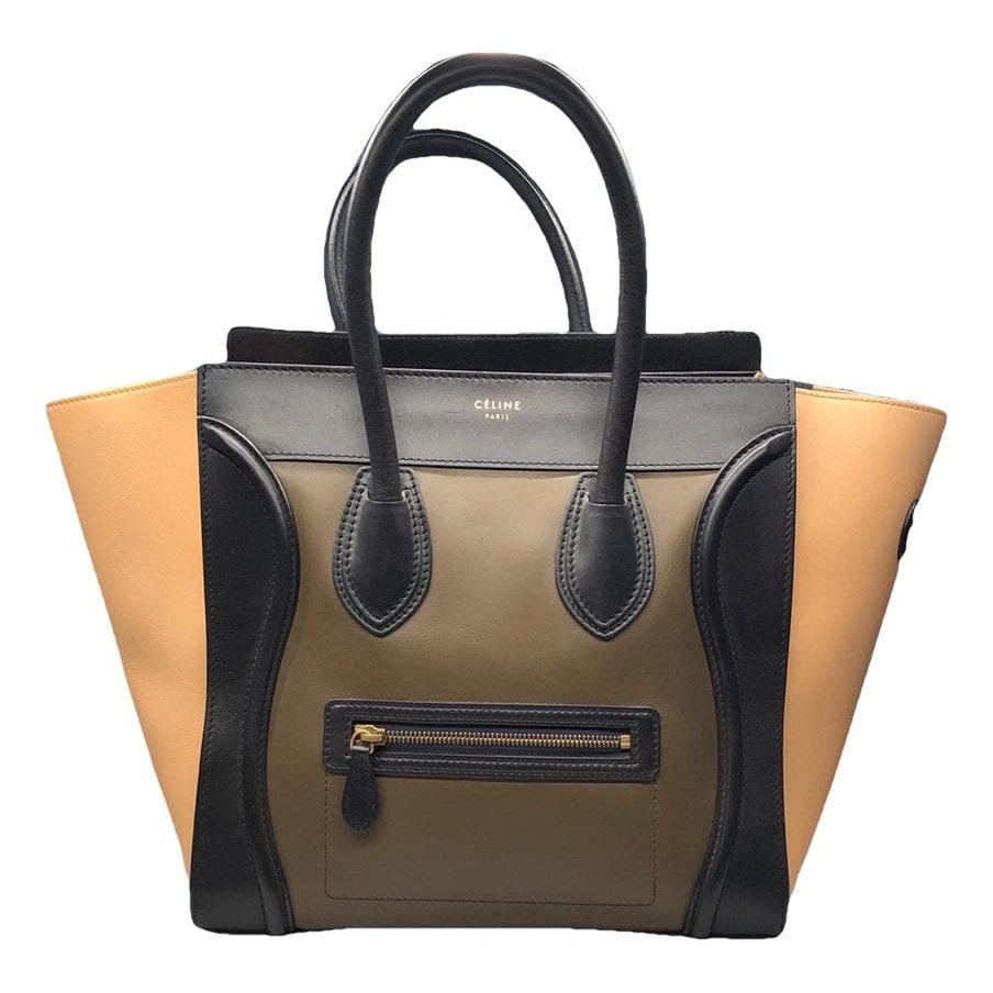 Luggage leather handbag